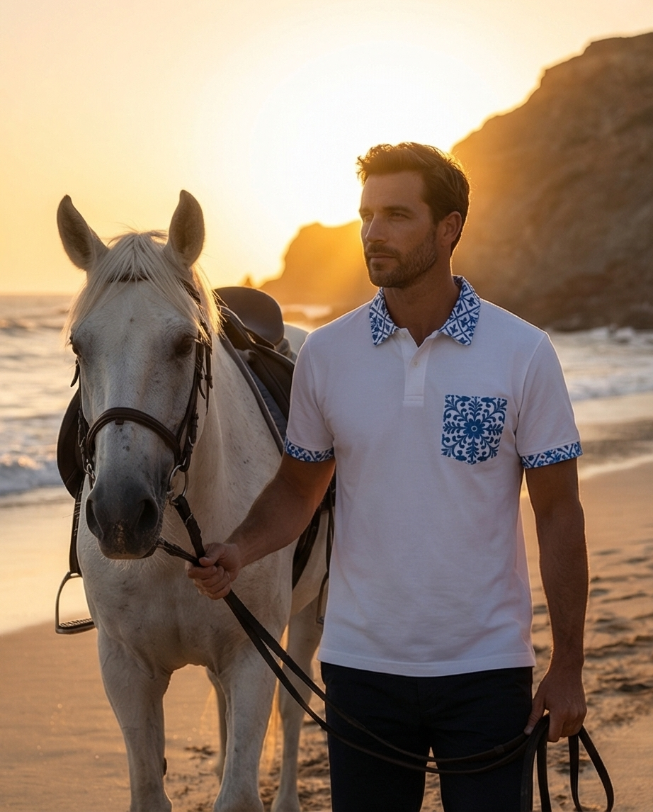 LuxSun Polo "White Lisbon"